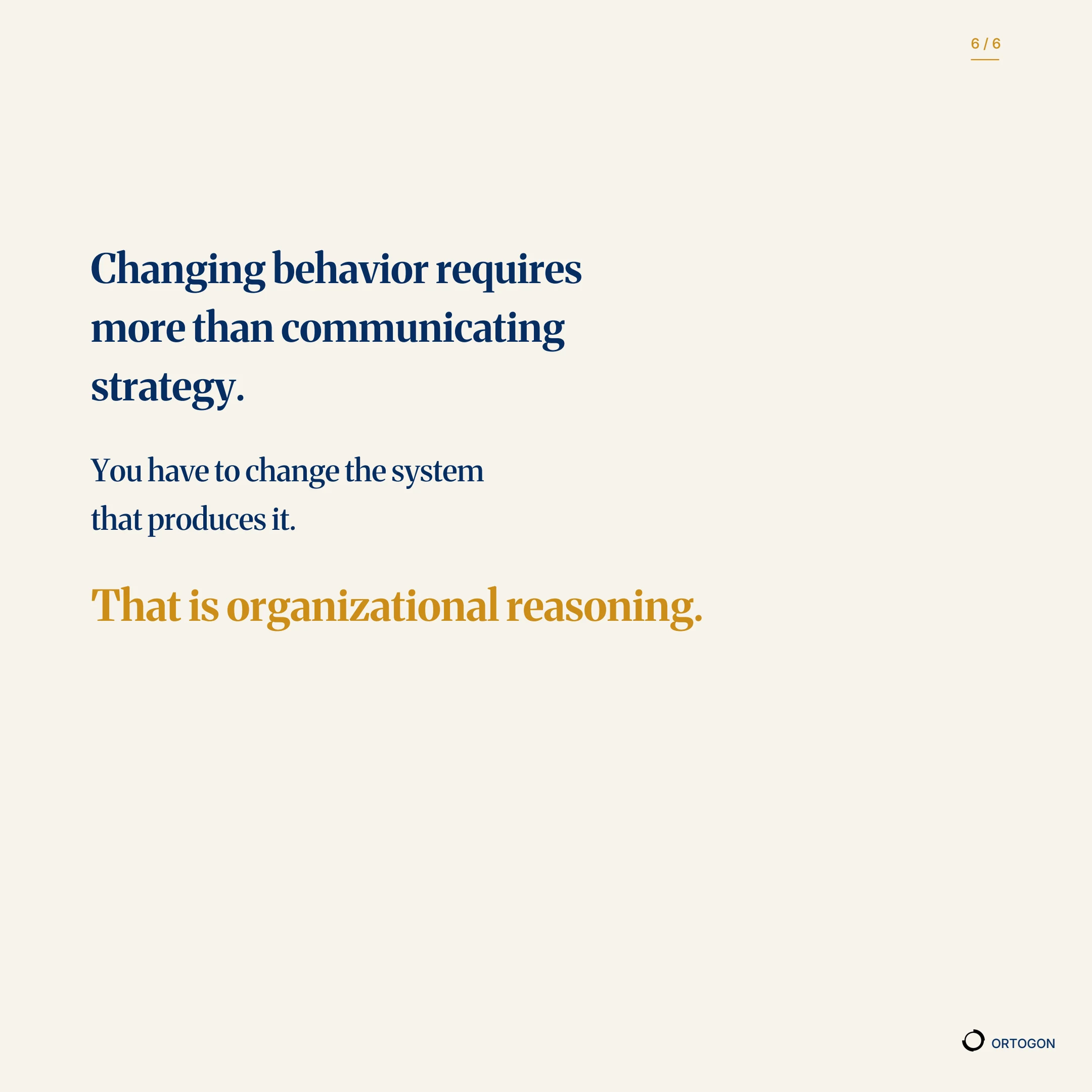 Cover of the carousel "A Company Is Already an Algorithm". (Page 6)