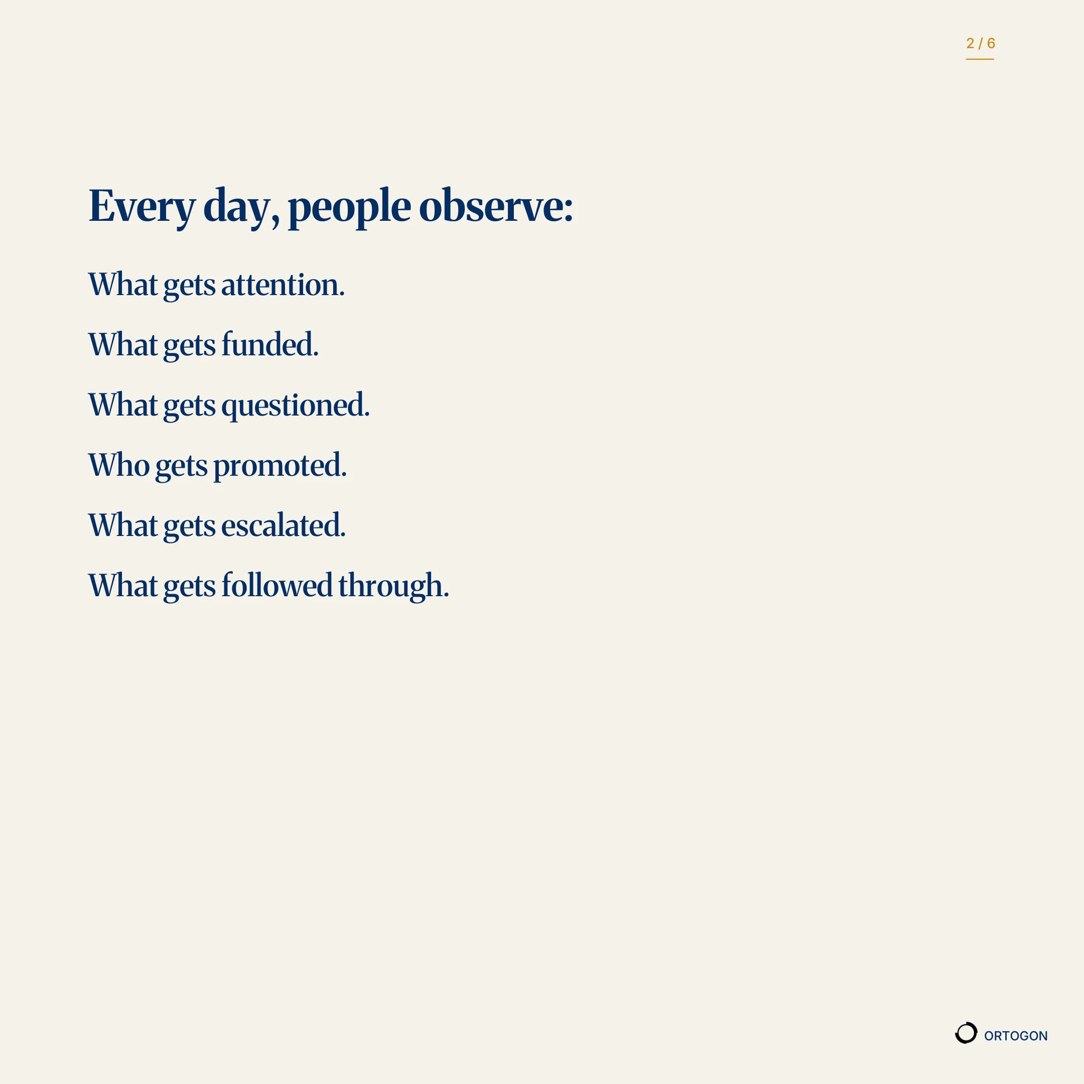 Cover page of the carousel 'Employees Infer Strategy'. (Page 2)