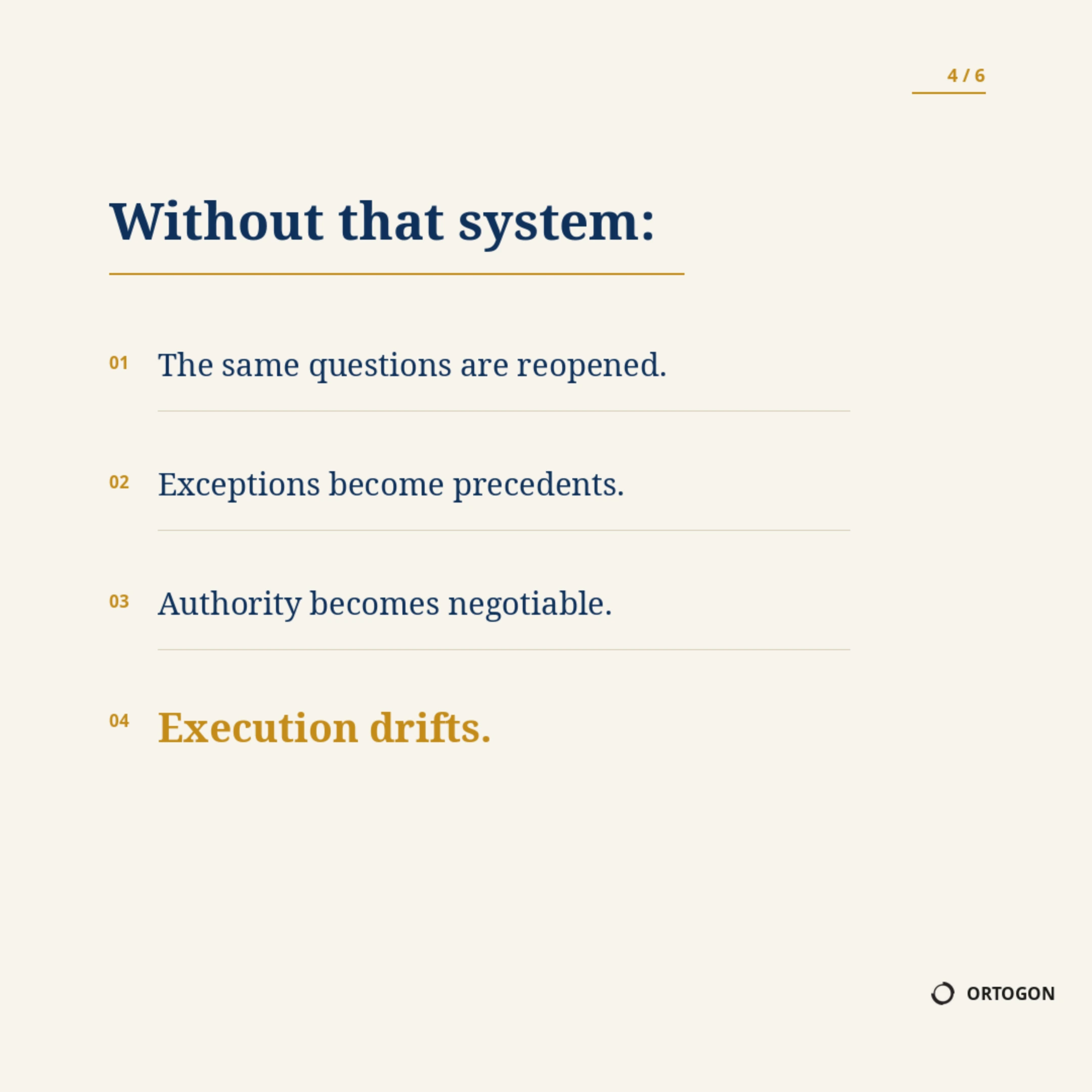 Cover page of the carousel 'One Good Decision Can Change an Outcome'. (Page 4)